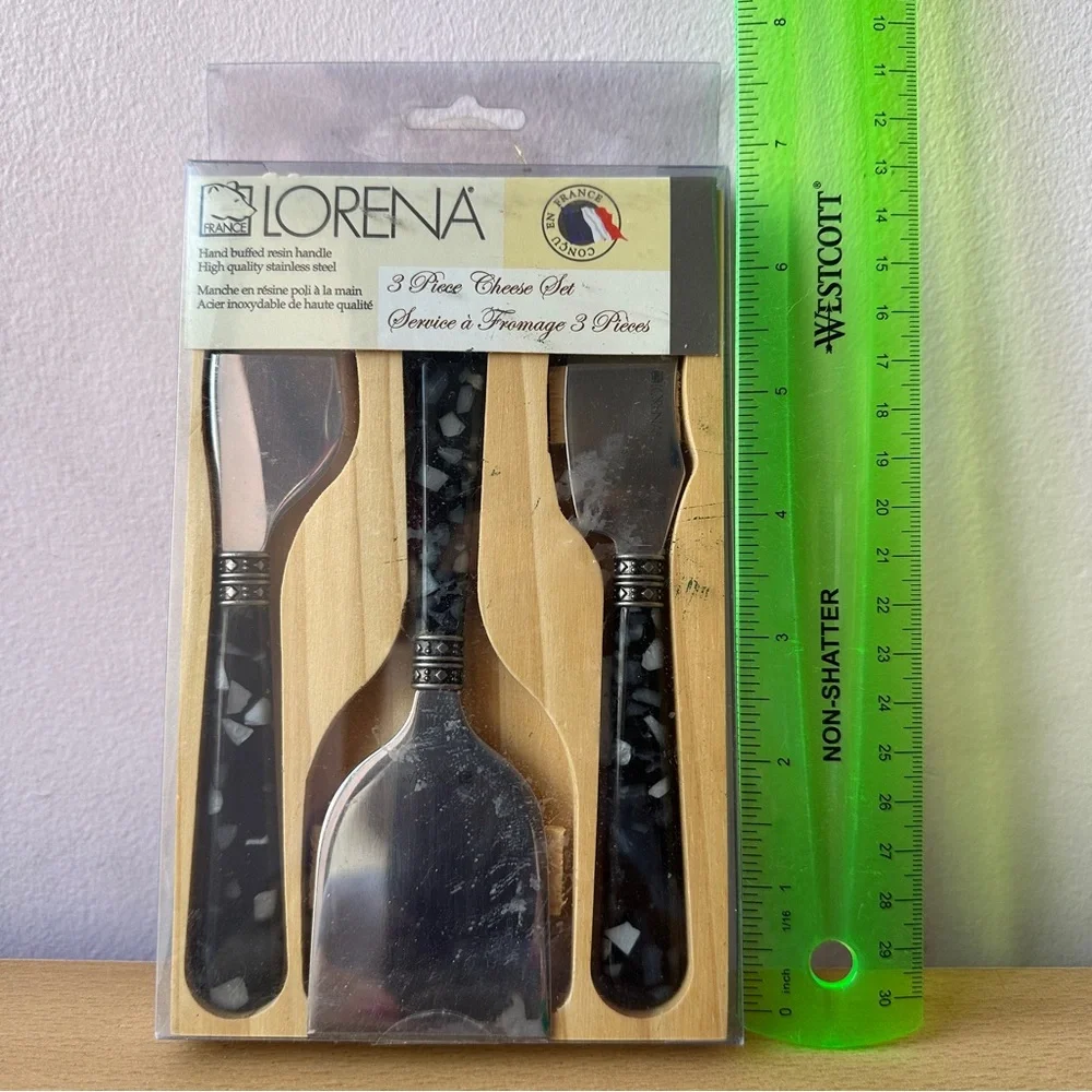 Lorena Brand New Cheese Board Serving Set 3 Pieces